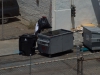 monday 12-jul-2010:  sunnyside sro hotel employee illegally dumping their garbage