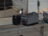 monday 12-jul-2010:  sunnyside sro hotel employee illegally dumping their garbage